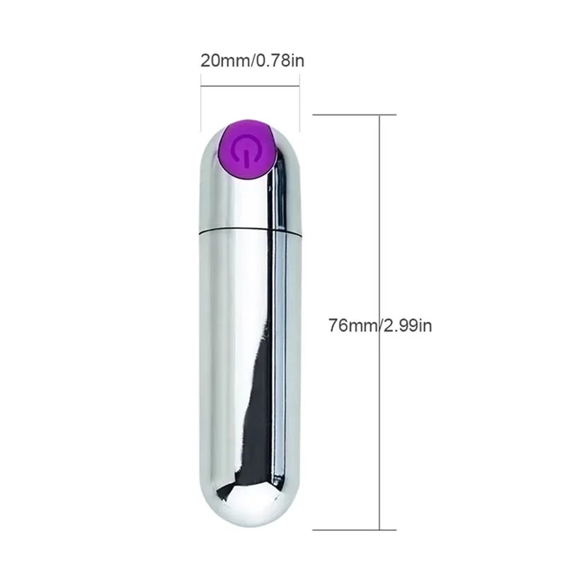 Adult Sex Toys Usb Charging Powerful Bullet Vibrator - Image 6