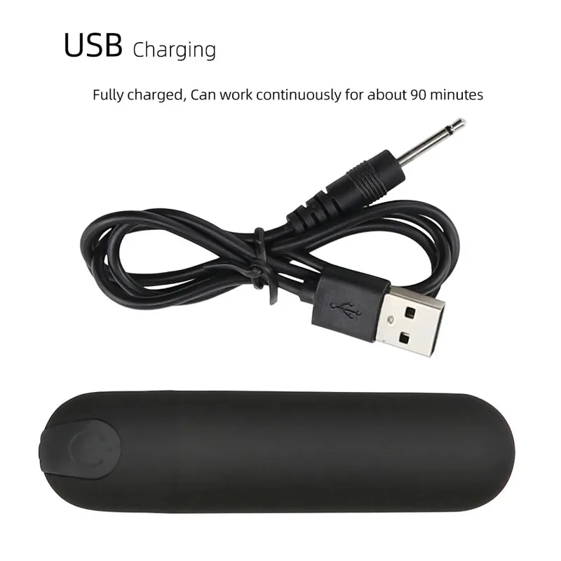 Adult Sex Toys Usb Charging Powerful Bullet Vibrator - Image 5