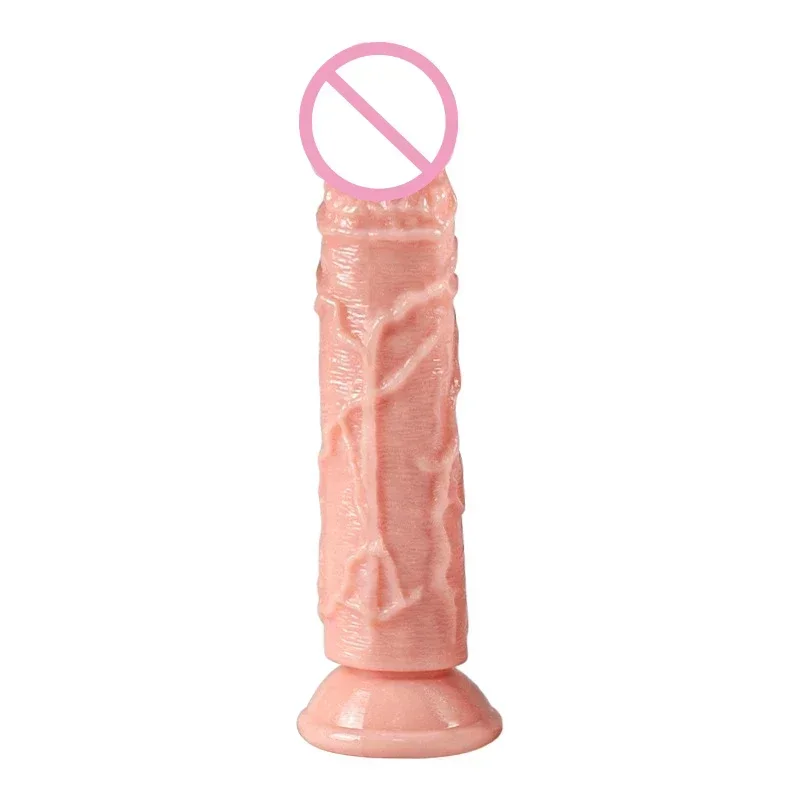 Adult Sex Toys Realistic Transparent Dildo/Flesh Color - Image 5