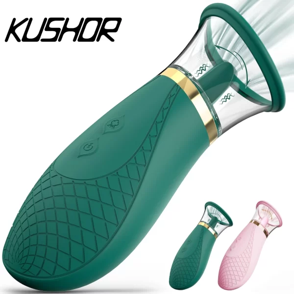 Ultra-Suction Clit Licker – 2-in-1 Sucking & Licking Vibrator